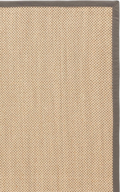 SAFAVIEH Area Rug 11x15 - Natural Fiber Collection - Large - Maize & Linen Color, Sisal, Woven Design with Border (NF141B) - Colors A