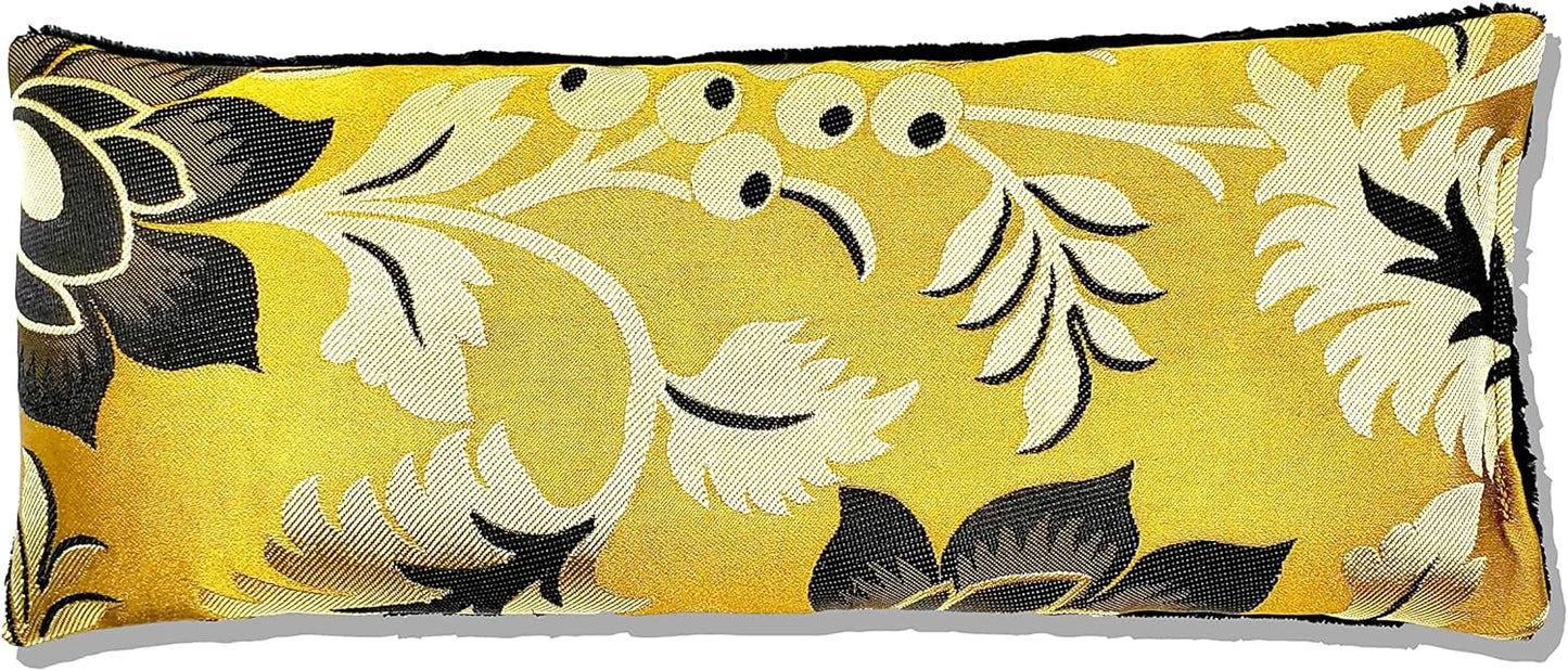Handmade Luxe Serenity Eye Pillow - All-Natural Flaxseed - Unscented or Lavender Scented – Weighted Eye Mask for Yoga, Meditation, Hot & Cold Therapy