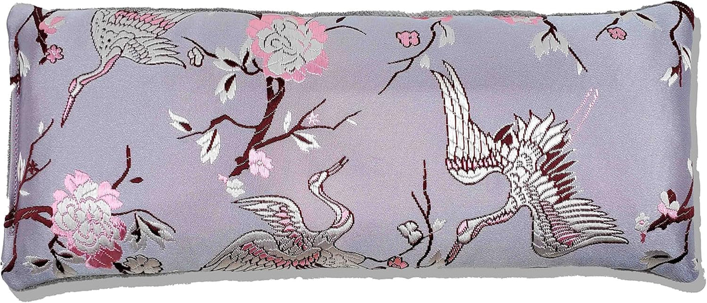 Handmade Luxe Serenity Eye Pillow - All-Natural Flaxseed - Unscented or Lavender Scented – Weighted Eye Mask for Yoga, Meditation, Hot & Cold Therapy