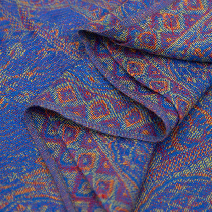 Ciormis Two Tone Silky Paisley Pashmina Shawl Scarf,Soft Women's Rave Jacquard Pashminas Wrap Scarves