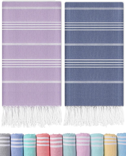 Turkish Beach Towels Vacation Essentials Yoga Blanket Pool Workout Towel Oversized Sand Free Quick Dry Lightweight Meditation Supplies Mat Cover Surf Boat River Float Accessories Gym Excise Stuff