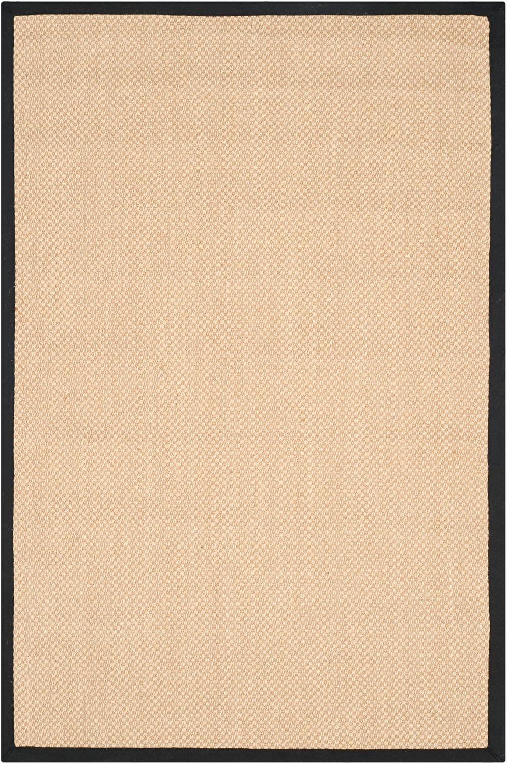 SAFAVIEH Area Rug 11x15 - Natural Fiber Collection - Large - Maize & Linen Color, Sisal, Woven Design with Border (NF141B) - Colors A