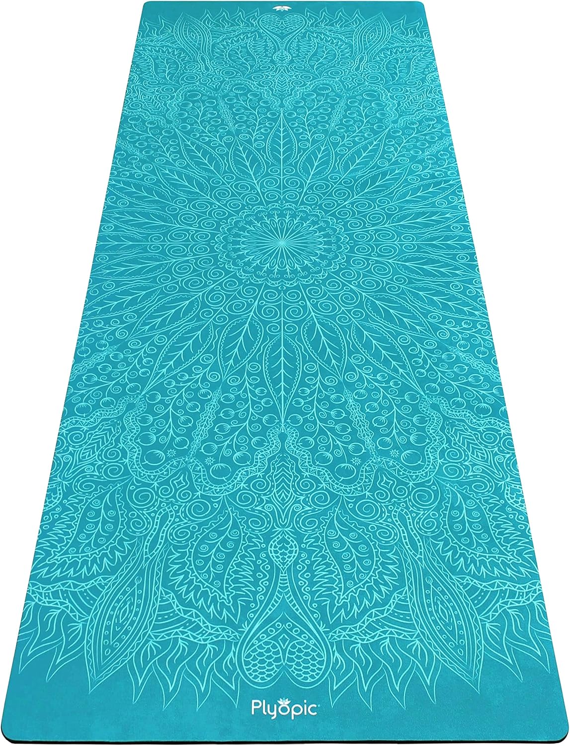Plyopic. All In One Yoga Mat | Luxury Sweat-Grip Mat/Towel Combo | Ideal for Yoga, Hot Yoga, Bikram, Pilates, Workout & Exercise | Eco-Friendly Natural Rubber