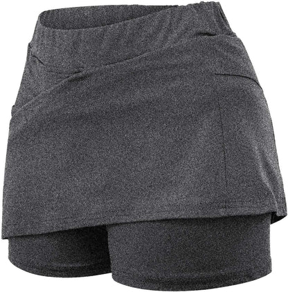 SHAOBGE Athletic Yoga Culottes for Women Solid Color Elastic Shorts Summer Lightweight High Waist Skinny Joggers Skirt 2024