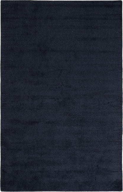 SAFAVIEH Himalaya Collection 6' Round Black HIM610C Handmade Premium Wool Area Rug