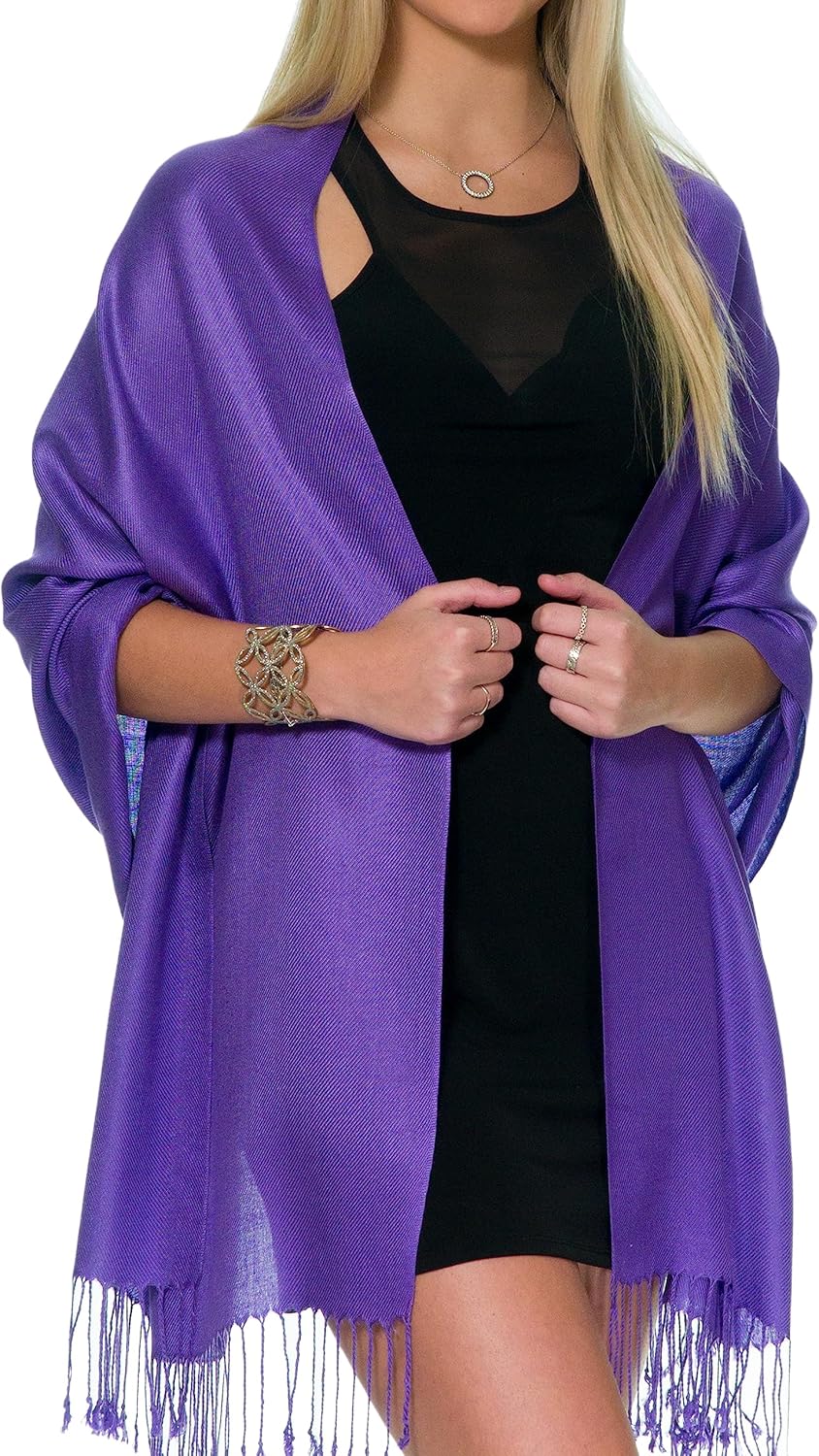 Pashmina Shawls and Wraps for Evening Dresses, Large Soft Pashminas Wedding Shawl