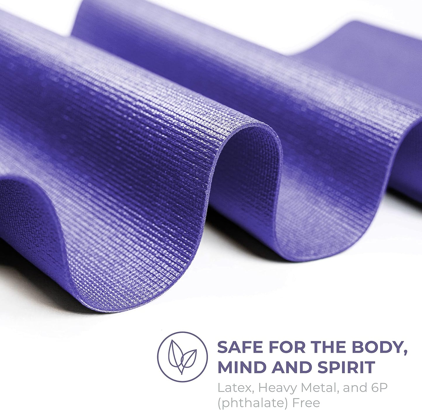 Voyage Yoga Mat, 4 Pack, 72" x 24" Extra Long Exercise Mat, 5mm Thick Bulk Yoga Mats for Schools, Anti-Tear, Non Slip Fitness Mat for Gym or Studio
