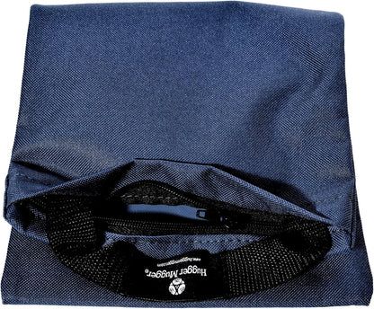 Hugger Mugger Unfilled 10lb Yoga Sandbag - Adds Weight to Your Poses, Zipper Cover, Sturdy Handle, Durable Material, Not Filled with Sand