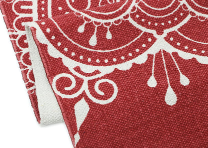 Hand Woven 100% Cotton Yoga Mat- Thick Handloom Made in India- for Gym Floor Exercise - Runner for Bedroom