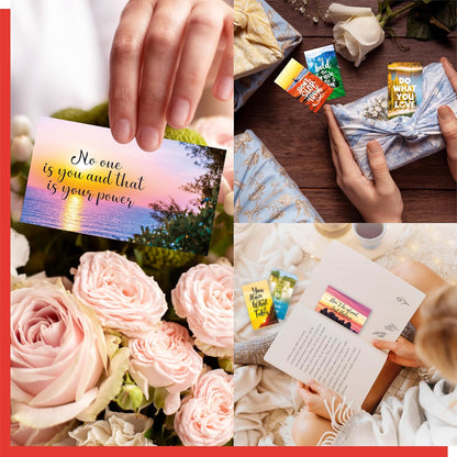Gethelud 200 PCS Positive Affirmations Cards for Women, 60 Designs Daily Affirmations Cards, Inspirational Motivational Cards Mindfulness Cards Meditation Cards (2” x 3.5”)