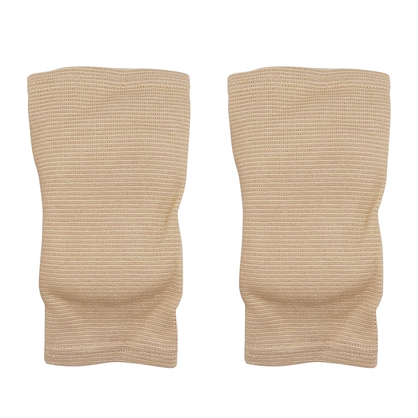 Men Women Protective Knee Pads, Anti-Slip Padded Sponge Knee Brace Knee Support for Football Volleyball Dance Skating Basketball Sports (Medium,Nude)