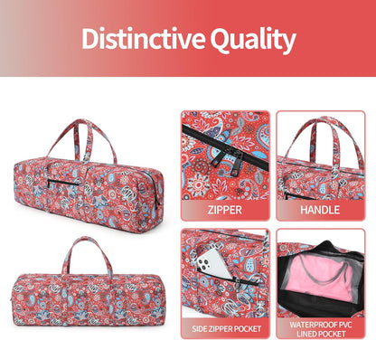 Boulder Bee | Yoga Mat Bag | Large Yoga Mat Carrier with Wet Pocket | Yoga Gifts | Gym Tote Bag for Women