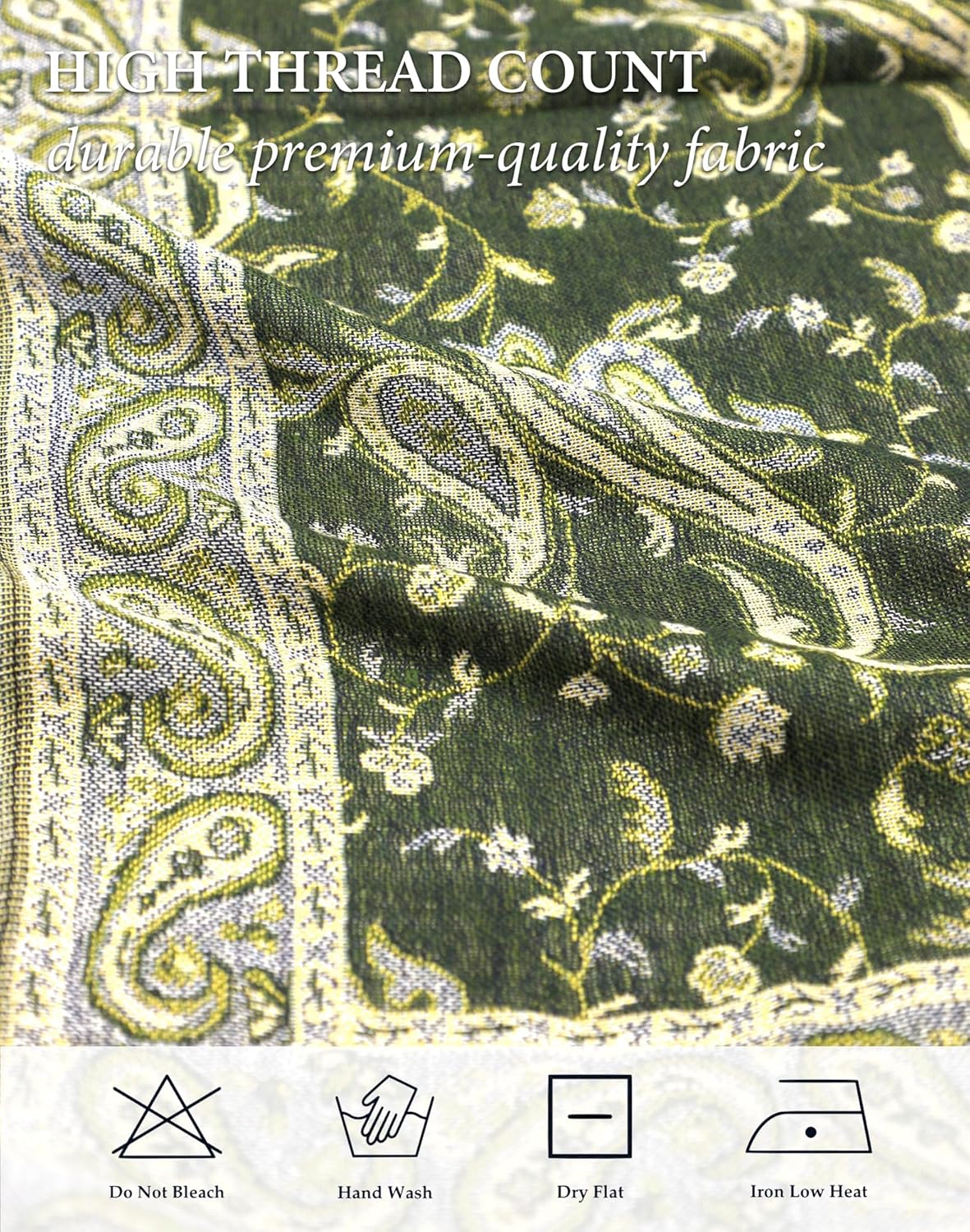 Achillea Reversible Paisley Pashmina Rave Scarf – Exotic Indian Shawls and Wraps for Evening Dresses, Festivals, All Seasons - Colors B