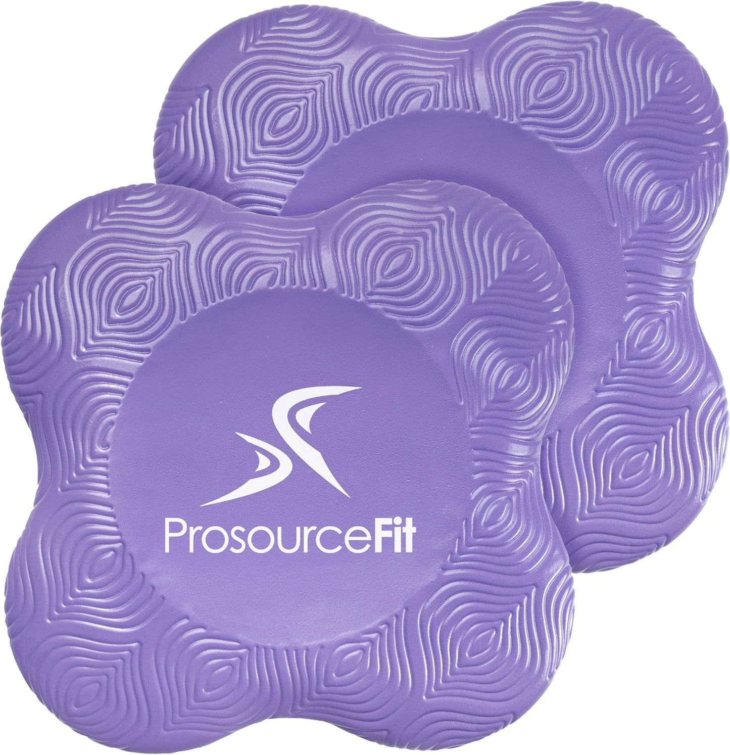 ProsourceFit Yoga Knee Support Pads Set of 2, Non-Slip Knee Pad for Yoga, Pilates, Meditation, and Stretching; Exercise Yoga Accessories for Knee Support for Men and Women, Portable Yoga Pad Cushions