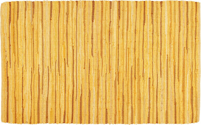 Ramanta Home 100% Cotton Chindi Hosiery Rug 24x36 Inch - Dark Multi, Farmhouse Reversible Soft Bohemeian Rugs Ideal for Entryways, Kitchen, Bedroom | Durable Lightweight Handmade Accent Doormat