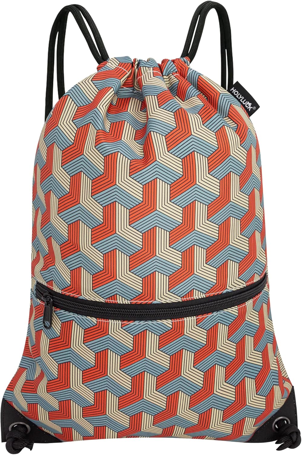 HOLYLUCK Drawstring Backpack Bag Sport Gym Sackpack - Colors B