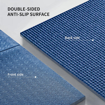 PROIRON Foldable Yoga Mat 0.24"/0.16" for Home Workout & Travel, Non Slip Travel Yoga Mats with Carry Bag, Packable Yoga Mat for Home Gym, Pilates, Fitness,Stretching
