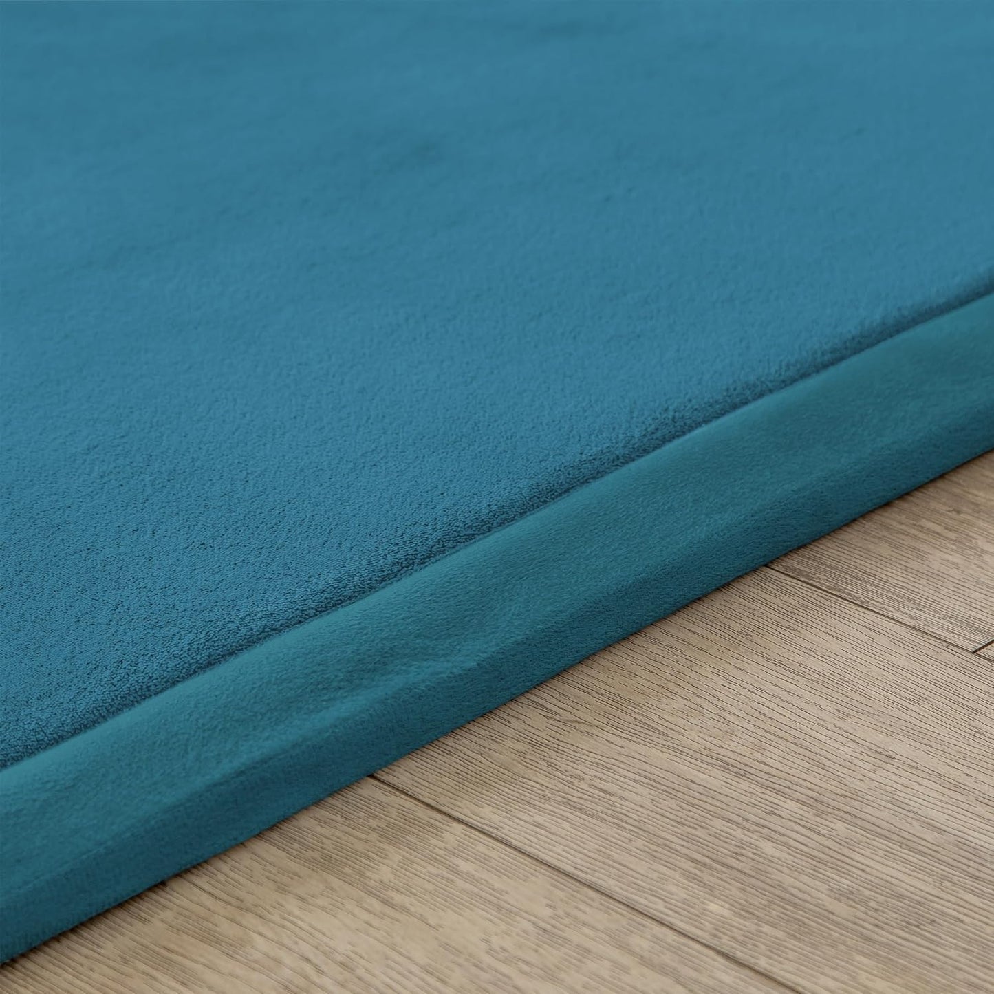 Loartee Coral Velvet Crawling Rugs & Play Mat (6'7"x9'2", Light Green) for Toddler Children & Yoga Exercise