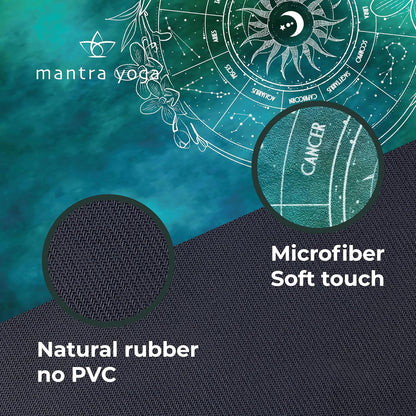Mantra Yoga Travel PRO 1.5mm with Knee Pad - Foldable Fitness & Exercise Mat with Bag | Lightweight, Compact & Eco-Friendly | Non-Slip & Washable | For All Types of Yoga | 72" L x 24" W | 2.6 lbs