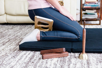 Still Sitting Nomad Meditation Bench (Medium, Black)