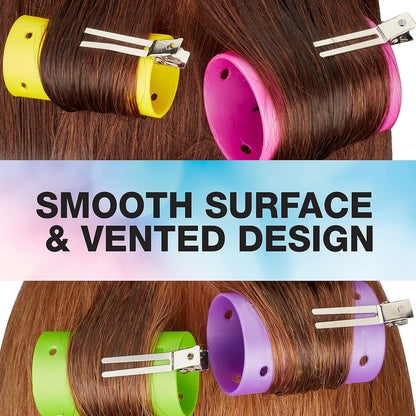 Conair Foam Hair Rollers -Heatless curls - Foam Rollers - Hair Rollers - Loose Hair Curlers in Assorted Sizes - 8 Count w/storage case