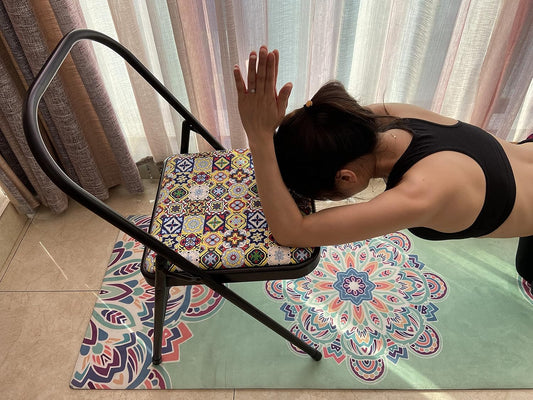 Aozora Backless Yoga Chair Prop - Flexibility and Strength Training Tool