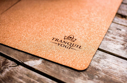 Natural Yoga and Exercise Mat - Excellent Grip and Joint Protection, Includes Carry Strap.