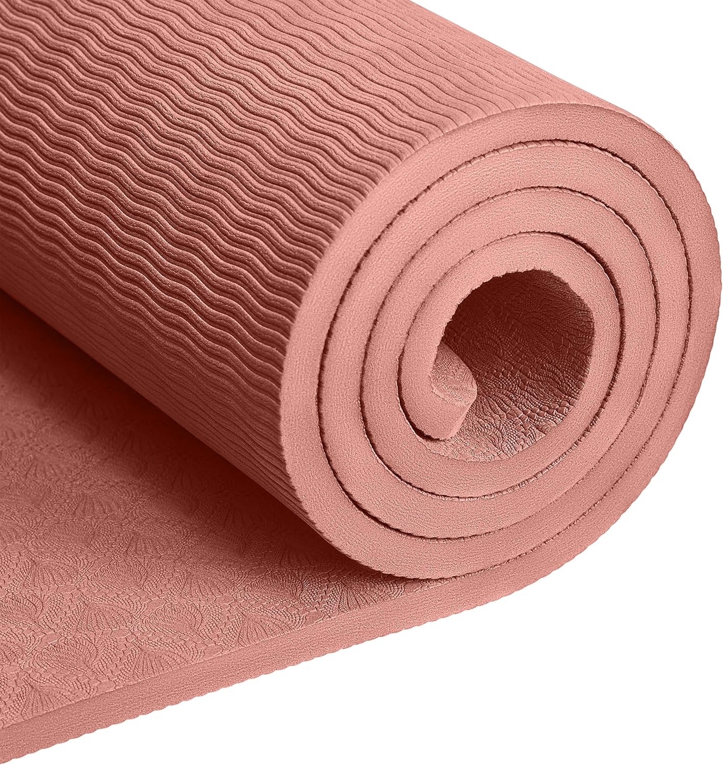 Retrospec Zuma Yoga Mat | 1/2 Inch Thick Non Slip Workout Mat | TPE Exercise Mat for Yoga, Pilates & Stretching | 72x24in