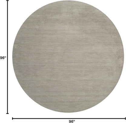SAFAVIEH Himalaya Collection 6' Round Black HIM610C Handmade Premium Wool Area Rug