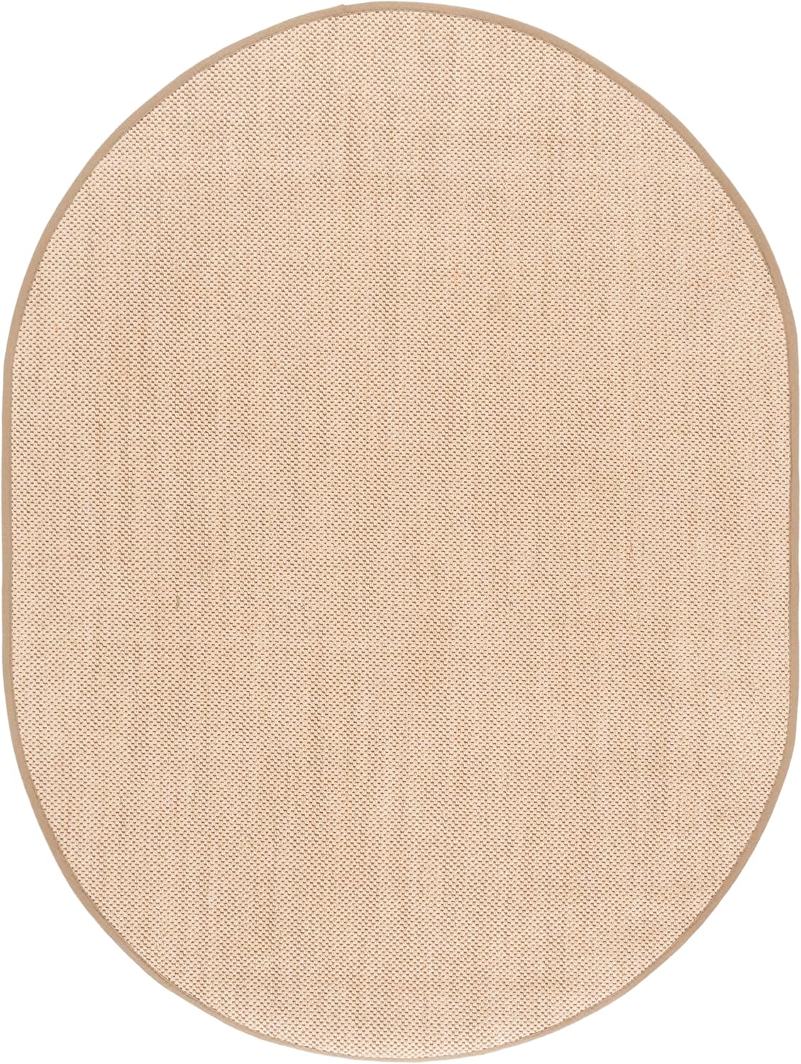 SAFAVIEH Area Rug 11x15 - Natural Fiber Collection - Large - Maize & Linen Color, Sisal, Woven Design with Border (NF141B) - Colors B