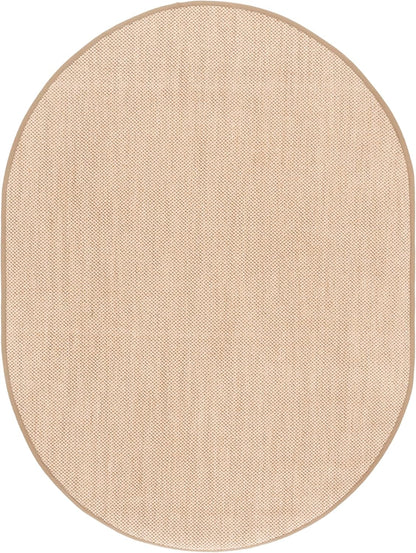 SAFAVIEH Area Rug 11x15 - Natural Fiber Collection - Large - Maize & Linen Color, Sisal, Woven Design with Border (NF141B) - Colors B