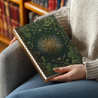 Journaling Notebooks for Women, Lotus Notebook -Meditation Yoga Spiritual Inspirational Planner Notebook Journal Gifts, A5 Spiral Journal Notebook Office Supplies Gifts for Women Birthday Christmas (Golden)