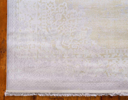 Unique Loom New Classical Collection Area Rug - Olwen (4'Round, Purple/ Gray)