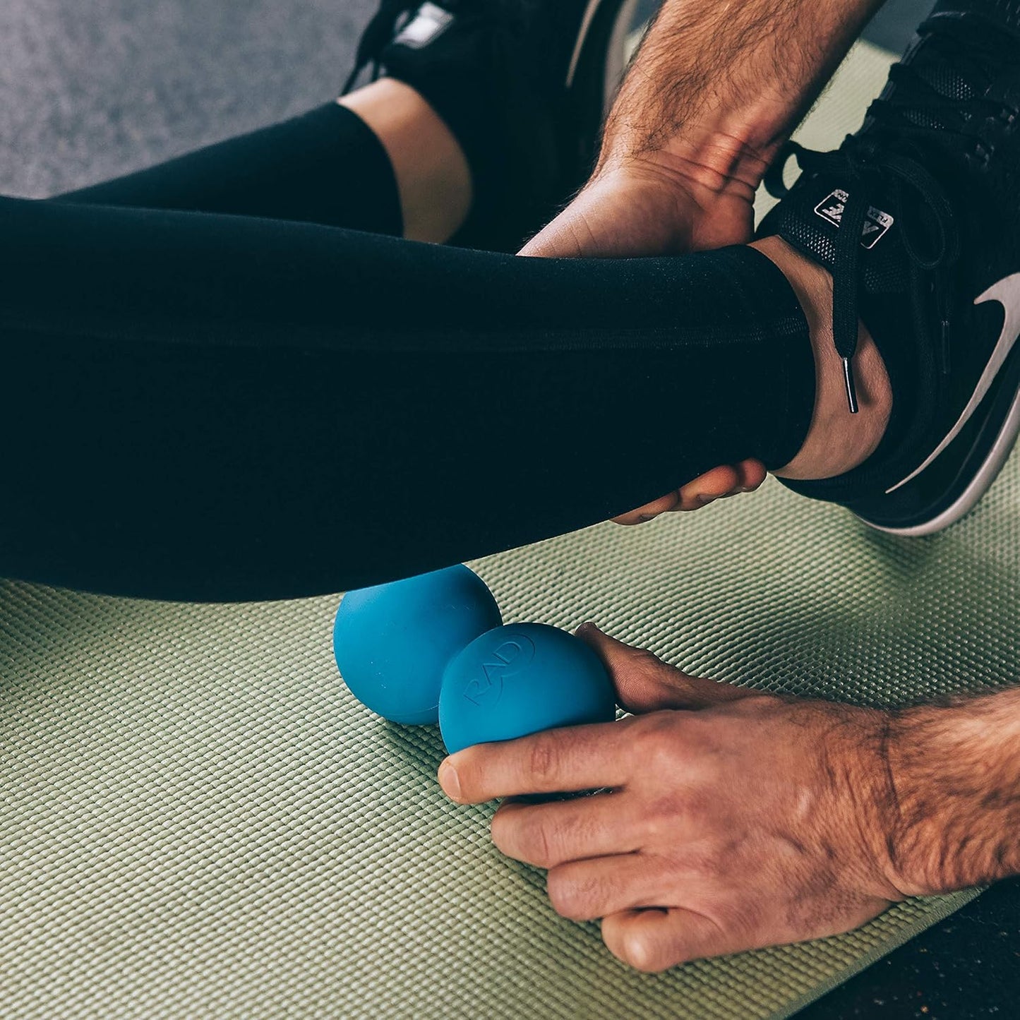 RAD All-in Kit 7-in-1 Foam Roller Set for Whole Body Massage & Myofascial Release with Roller Stick, Yoga Block, Massage Balls Muscle Recovery Tools for Mobility & Flexibility
