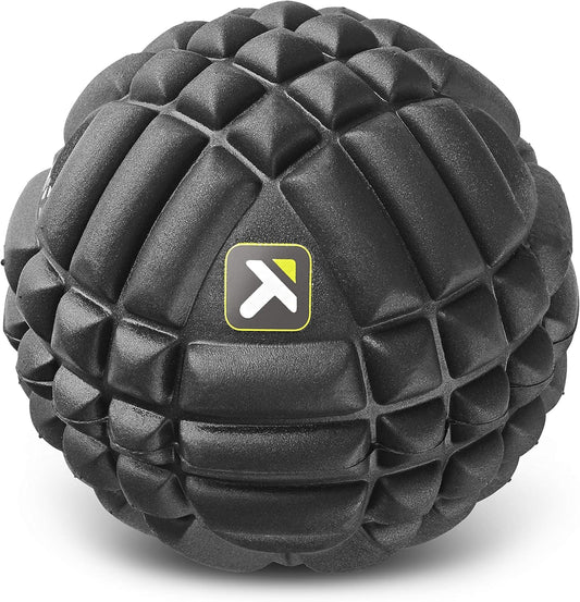 TRIGGERPOINT Performance Grid X Massage Ball for Deep Tissue Massage and Exercise Recovery, Black