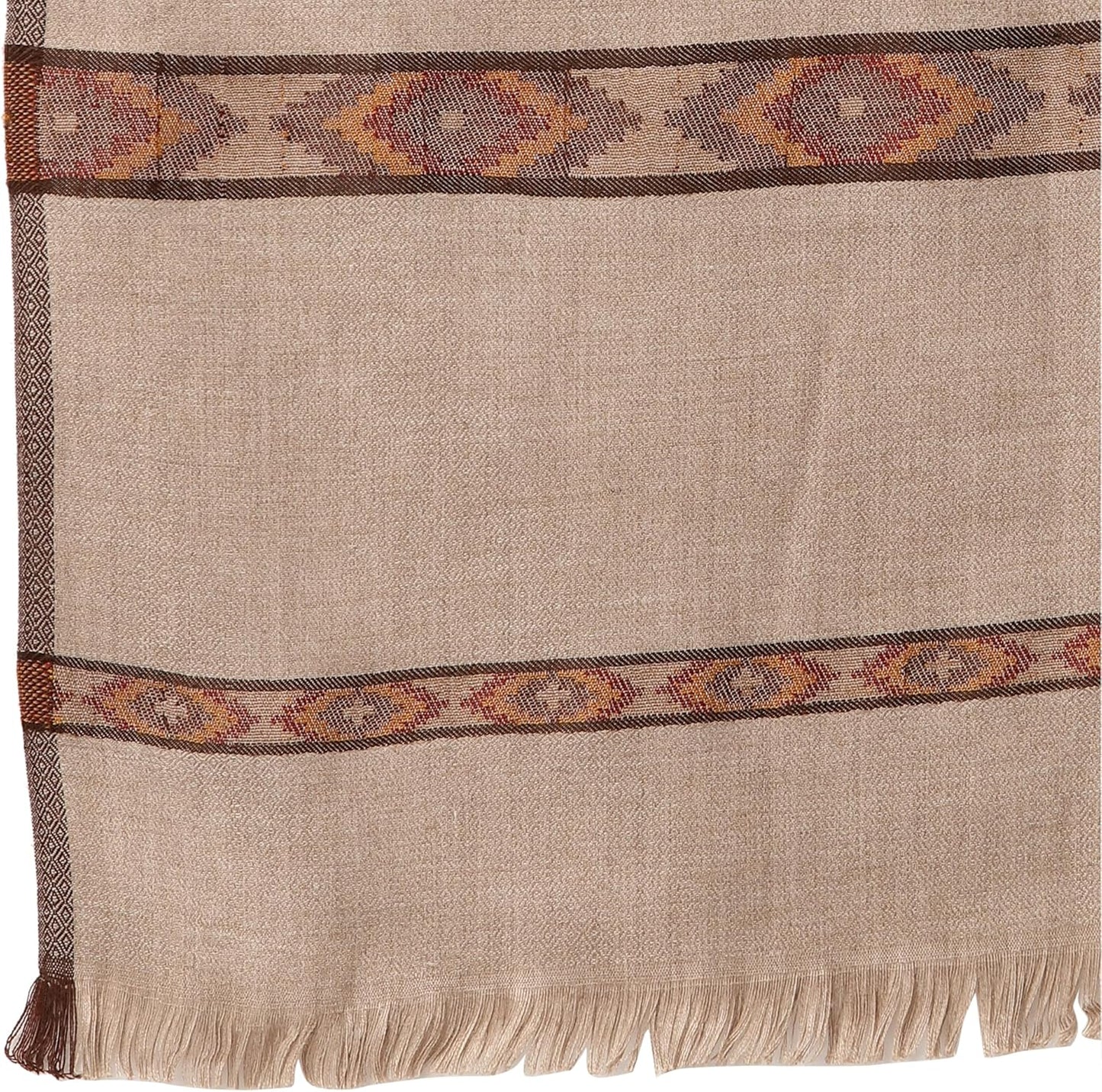 Weavers Villa Meditation Shawl/Wrap, Oversize Scarf or Stole. Unisex