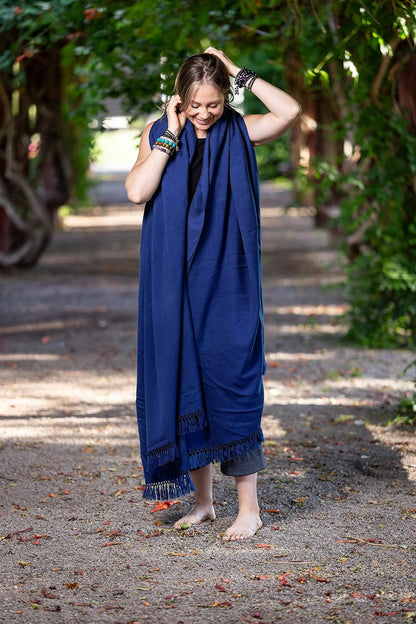 Meditation Shawl or Meditation Blanket, Shawl/Wrap, Oversize Scarf/Stole. Large. Unisex.