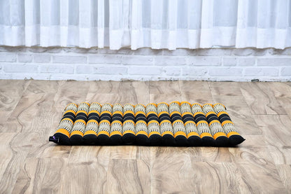 Leewadee Zabuton Seating Cushion – Square Floor Seat for Meditation Exercises, Light Yoga Mat Filled with Kapok