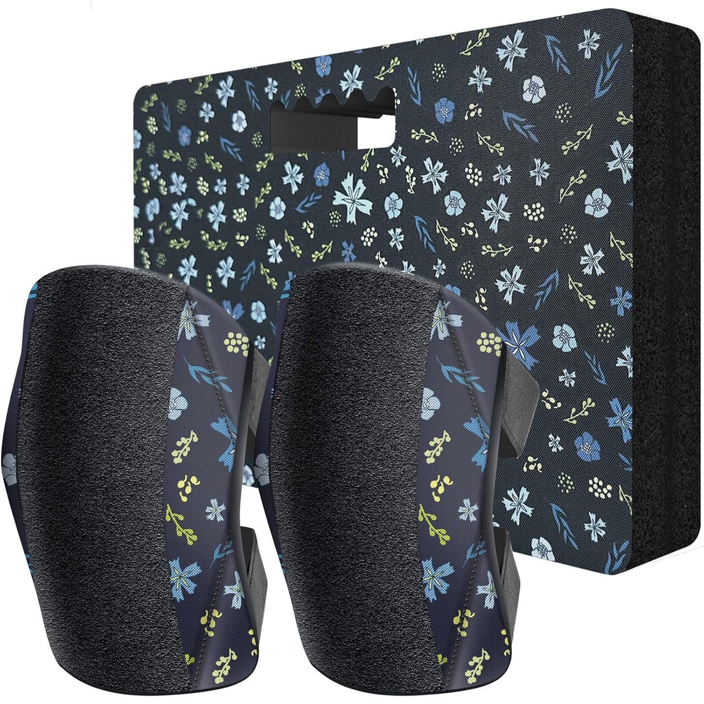 Garden Knee Pads for Men and Women, Lightweight Waterproof KneePads for Gardening, Anti Slip Leather Foam Padding Kneeling Pads for Flooring and Carpet Cleaning, House work, Gardening Maintain, Knee Protector,Gray