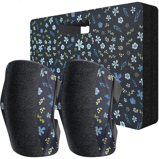 Garden Knee Pads for Men and Women, Lightweight Waterproof KneePads for Gardening, Anti Slip Leather Foam Padding Kneeling Pads for Flooring and Carpet Cleaning, House work, Gardening Maintain, Knee Protector,Gray