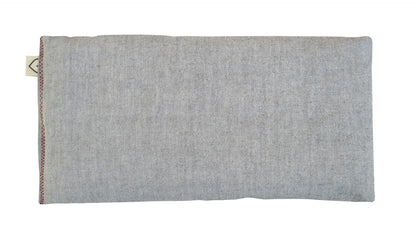 Unscented Flax Eye Pillow - Soft & Soothing Cotton 4 x 8.5 - Yoga Sleep Relaxation - Naturally Calming Colors - Weighted Yoga Massage Headache Sleep - beige