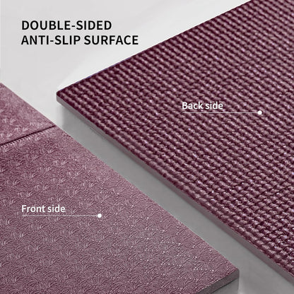 PROIRON Foldable Yoga Mat 0.24"/0.16" for Home Workout & Travel, Non Slip Travel Yoga Mats with Carry Bag, Packable Yoga Mat for Home Gym, Pilates, Fitness,Stretching