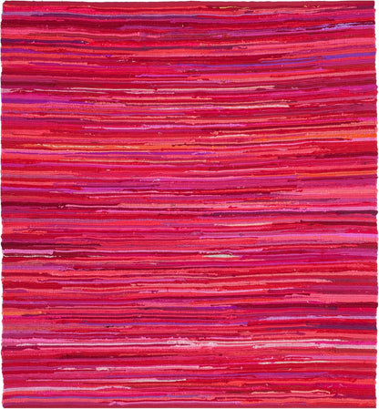 SAFAVIEH Area Rug 3x5 - Rag Rug Collection - Blue & Multi, Handmade Cotton, Boho Stripe Pattern, Ideal for Entryway, Living Room, Bedroom, Dining Space (RAR130B)