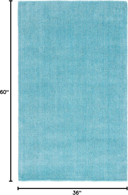 SAFAVIEH Himalaya Collection 6' Round Black HIM610C Handmade Premium Wool Area Rug