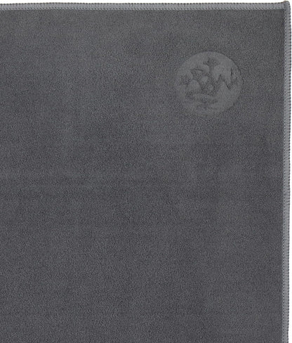 Manduka eQua Hot Yoga Mat Towel - 71" | Rapid Moisture Activated Grip | Ultra Soft Microfiber | Quick Dry | Lightweight, Travel Friendly Mat Layer | 71 x 24 inches | Thunder