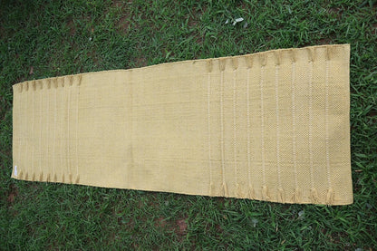 EcoComfort Cotton Yoga Mat - Hand-Woven, Extra-Thick for Ultimate Home Fitness - Durable & Stylish Yoga Rug (24”x72”x5mm)