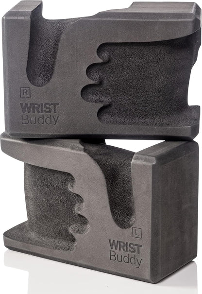 WRISTBuddy® Yoga Blocks 2-Pack (Left + Right) — Ergonomic, Hand-Shaped EVA Blocks for Wrist Relief & Better Grip | Doctor-Designed Support for Yoga, Pilates, Handstands, Push-Ups & Rehab