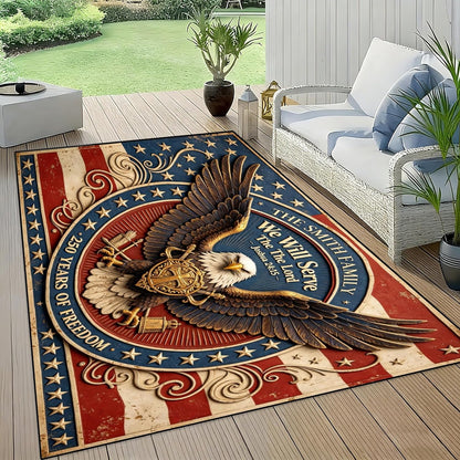 Personalized Family Name Initials Monogram Pink Rug, Shining Butterfly Printed Carpets for Girls Kids Butterfly Theme Living Room Indoor Bedroom Decor 5'×7' Soft Polyester Yoga Mat