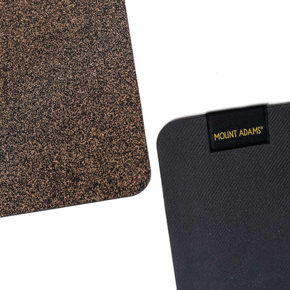 Mount Adams 4-Pack Granite XL Heavy Yoga Mat, 72” x 26” Cork and Natural Rubber Exercise Mat, 5mm Thick Workout Mat, Wet or Dry Non Slip Mat, Heavyweight Extra Large Gym Mat for Fitness or Pilates