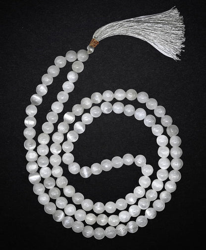 Amazing Gemstone 108 Beads Handmade Mala (Knotted, Rudraksha) - Colors B